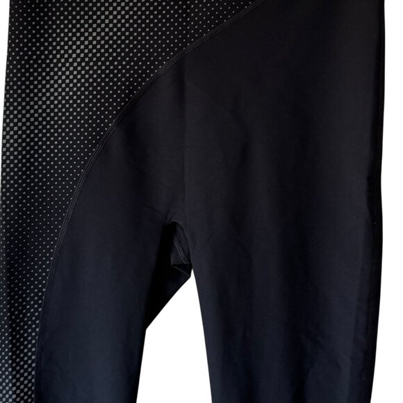 Spanx Every Wear Asymmetrical Reflective 7/8 Leggings Sz XL Black - Picture 10 of 16